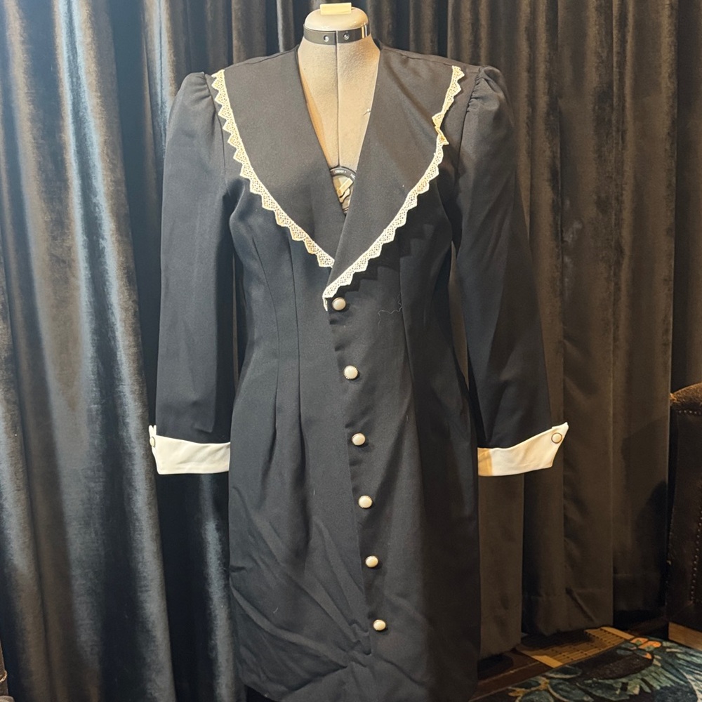 Vintage coquette goth dress or duster